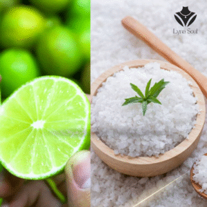 cách làm trắng dây chuyền bạc tại nhà với muối và chanh