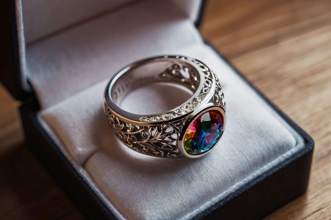 Nhẫn nam LGBT làm quà tặng ý nghĩa.