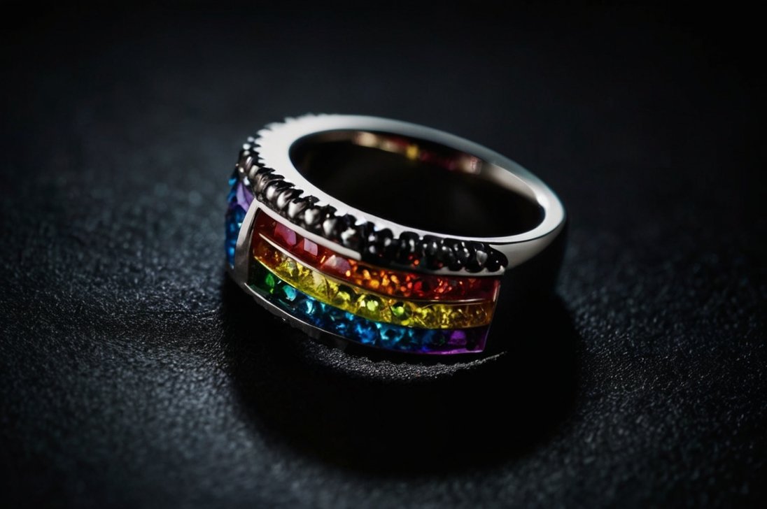  Nhẫn nam LGBT thể hiện sự tự do và độc lập.