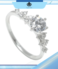 Alternative view of Nhẫn bạc nữ Lyna Soul  đính đá sang trọng