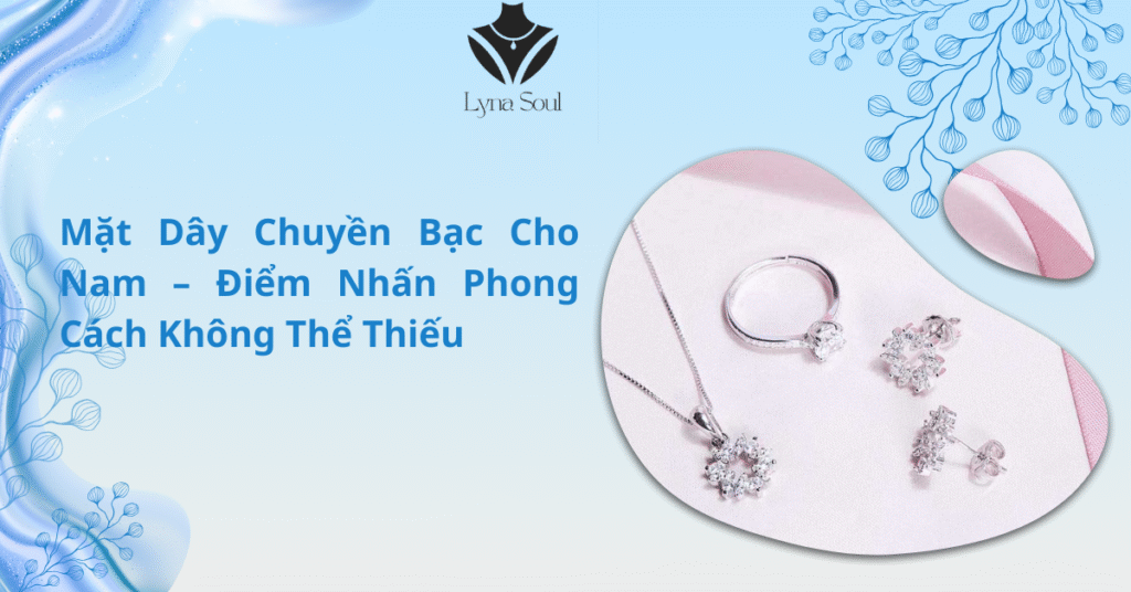 mặt dây chuyền bạc cho nam