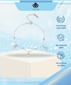 Vòng Chân Bạc Thật S925 – Sang Trọng, Không Phai Màu