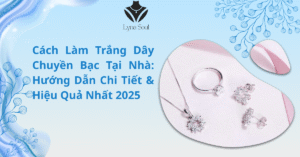 Cách làm trắng dây chuyền bạc